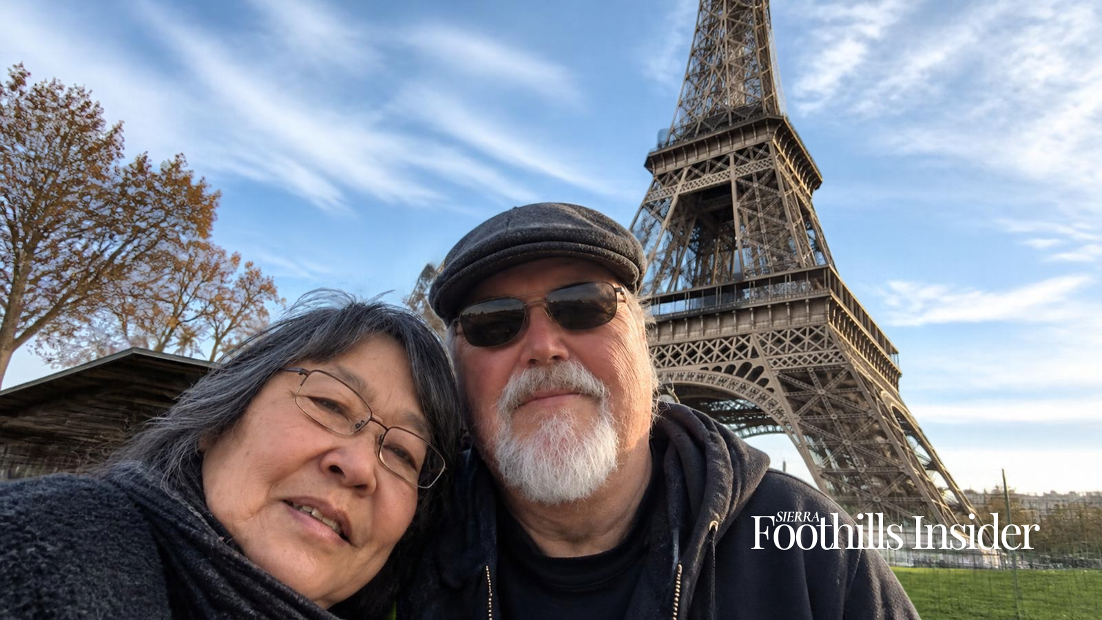 Pat and Pete Enoch in Paris for a post-retirement adventure